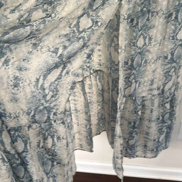 Karlie Printed Lo g Sleeve Maxidress L - Picture 6 of 10